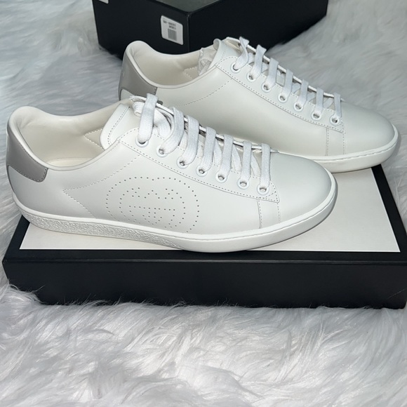 GUCCI White Ace sneaker with Interlocking G - size 37 - Picture 7 of 16